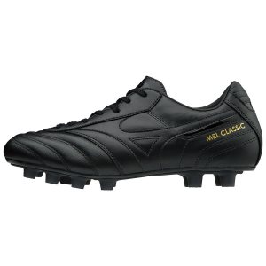 Mizuno Morelia Classic Md Ποδοσφαιρικα Παπουτσια Ανδρικα - Μαυρα